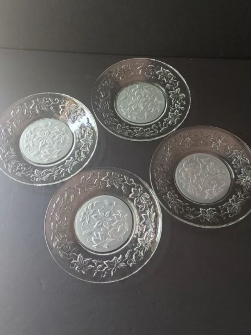 Princess House Fantasia Salad/Dessert Plates (4)
